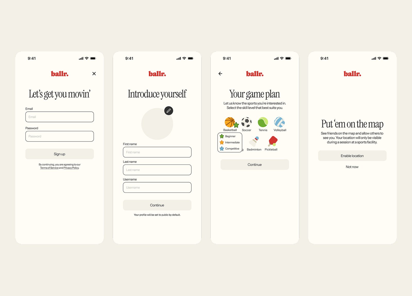 Ballr Prototype Image