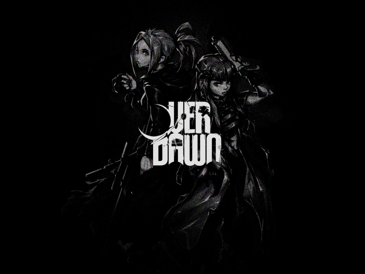Overdawn bullet hell indie game graphics and cover art